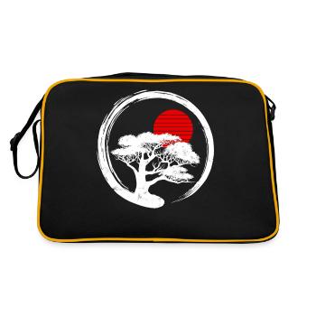 Un bonsai - Sac Retro - noir/or - Dos