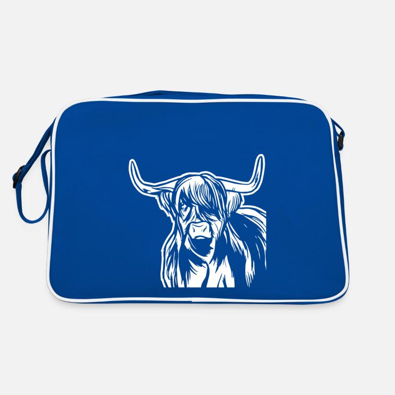 Great Highland Cattle beef Retro Bag