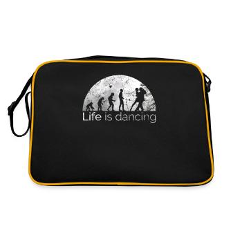 Dance sport dance couple dance - Retro Bag - black/gold - Back