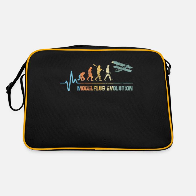 Modellflug Sport Evolution Pilot Flugzeug Vintage Retro Tasche