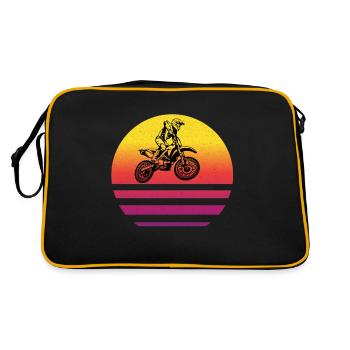 Motocross - Sac Retro - noir/or - Dos