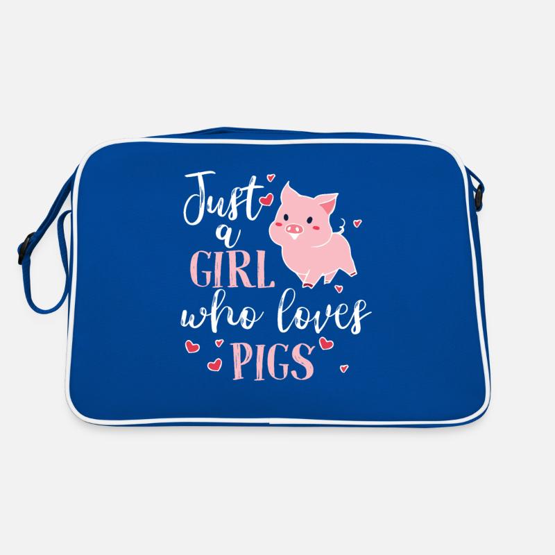 Idée cadeau fille cochon Sac Retro
