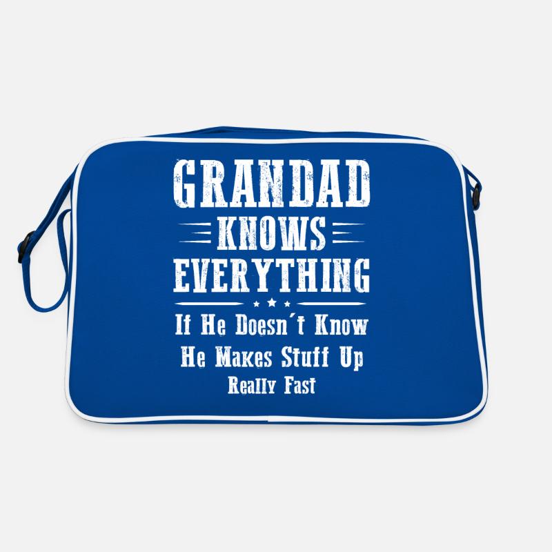 Grandad Knows Everything Sac Retro