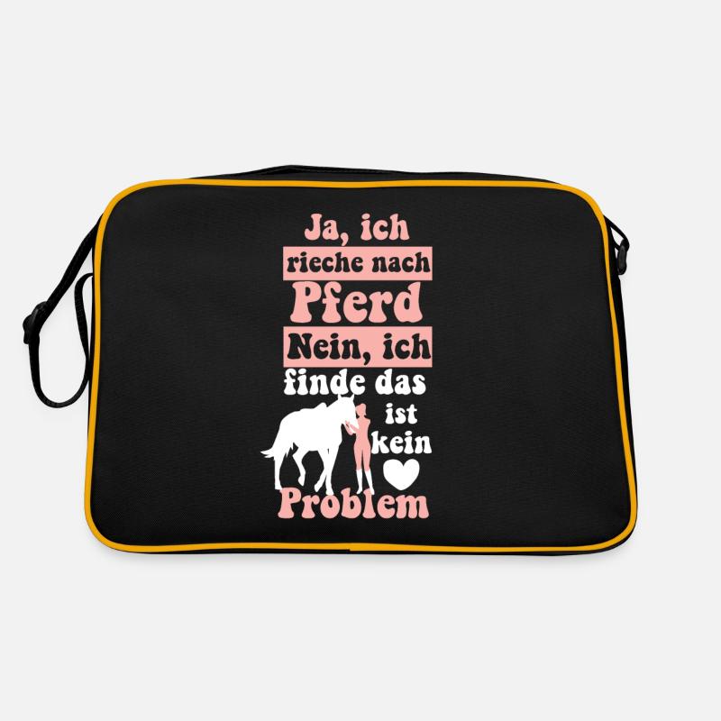 Pferd Riechen Retro Tasche