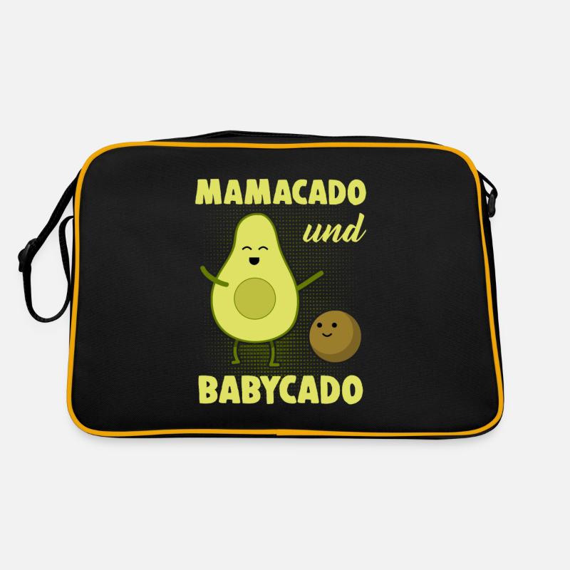 Avocat - Sac Retro - noir/or