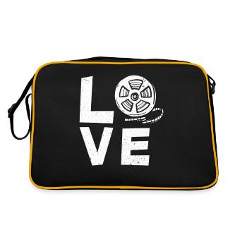 Film Filmrolle - Retro Tasche - Schwarz/Gold - Hinten
