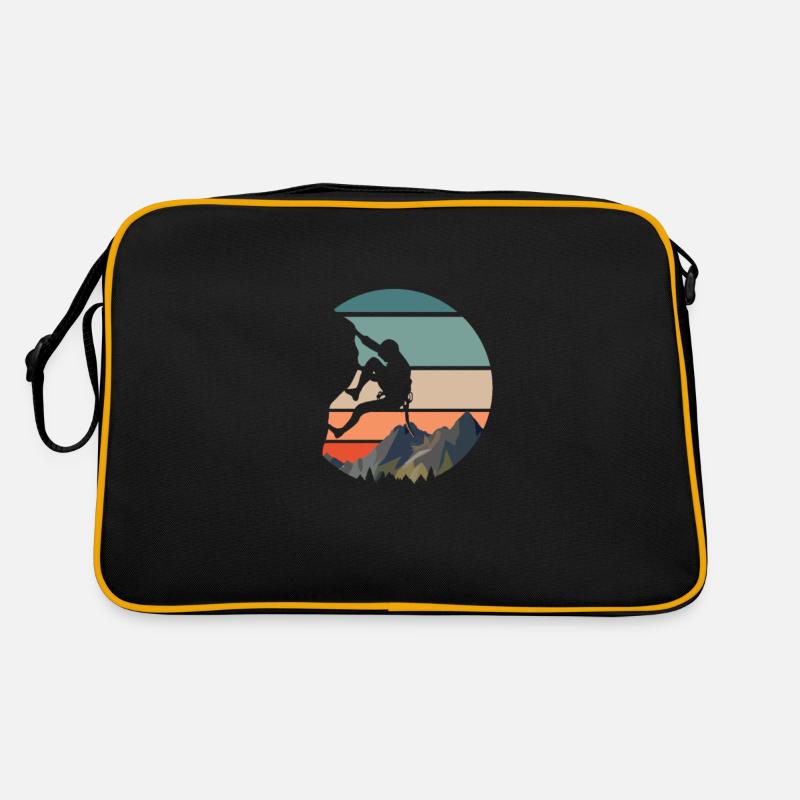 Vintage Boulderer Boulder Geschenk Retro Tasche