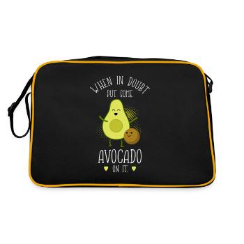 avocado - Retro Bag - black/gold - Back
