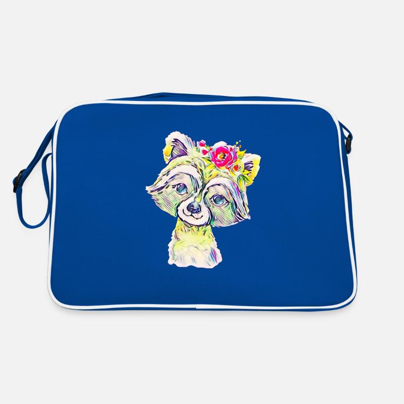 Waschbär Retro Tasche