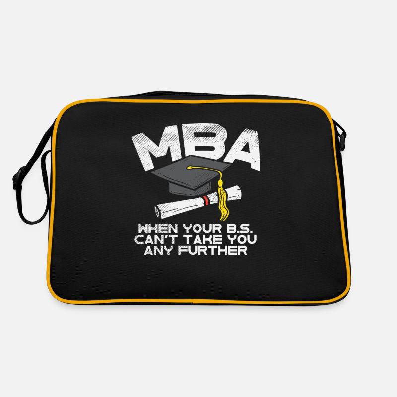 Cadeau de diplômé de maîtrise MBA Sac Retro