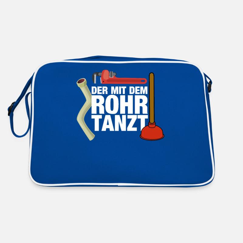 Klempner Spruch Lustig Männer Geschenkidee Retro Tasche