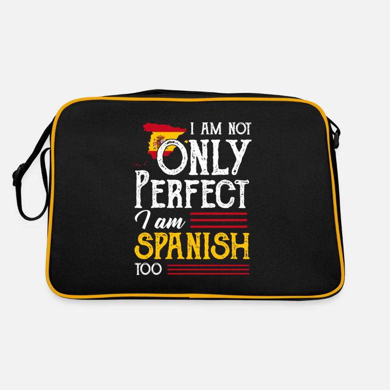 Spanien - Retro Tasche - Schwarz/Gold