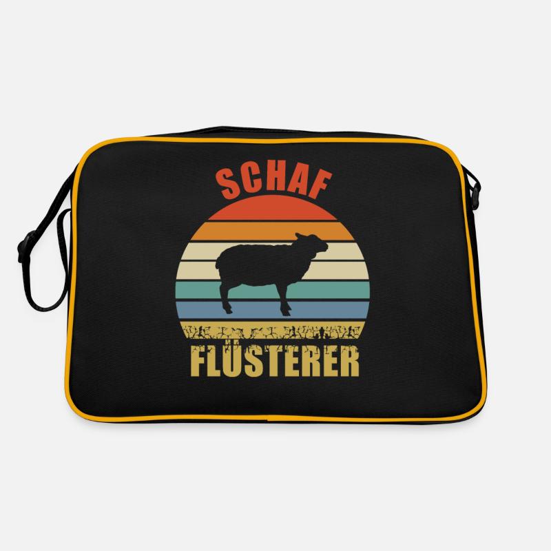 Schaf Flüsterer Vintage Retro Geschenk Retro Tasche