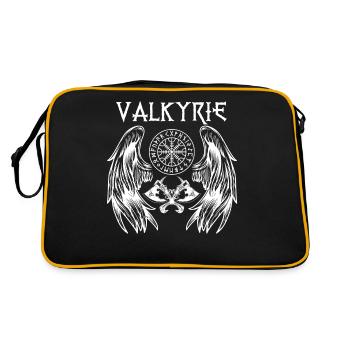 Valkyrie Valkyrie Viking Valhalla Odin - Sac Retro - noir/or - Dos