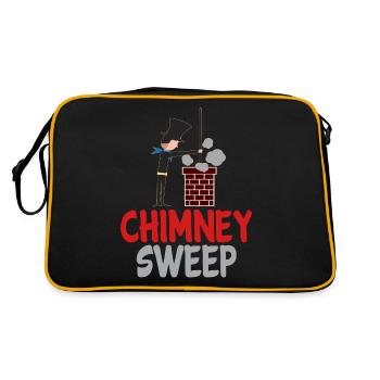 Chimney sweep - Chimney Sweep - Retro Bag - black/gold - Back
