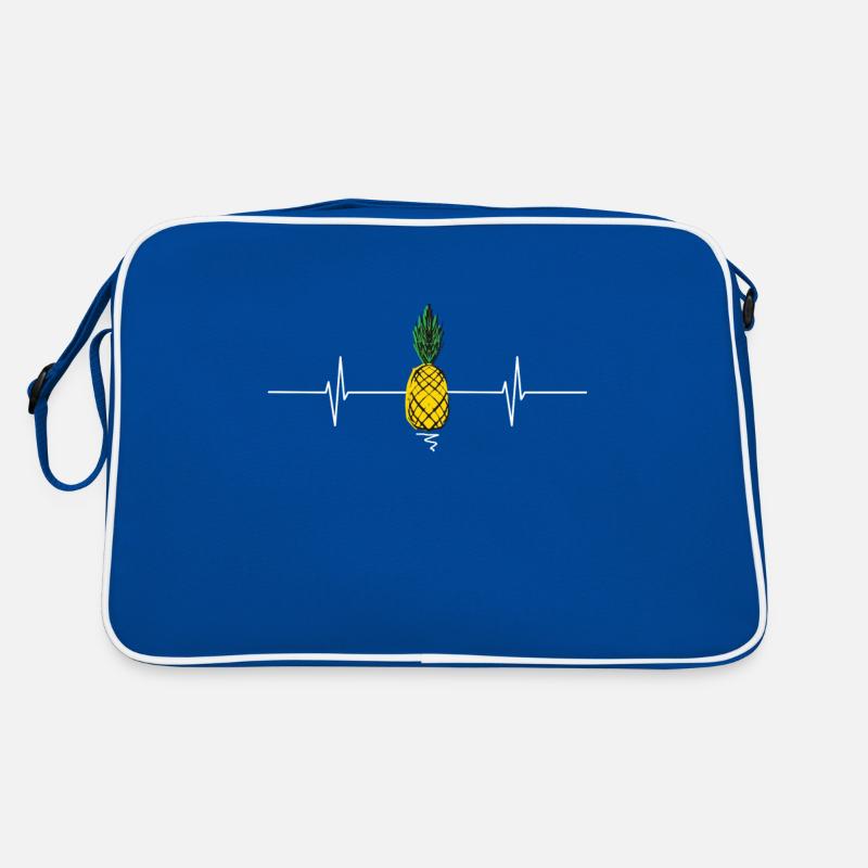 Pineapple Heartbeat Pineapple Fan Exotic Fruit Retro Bag