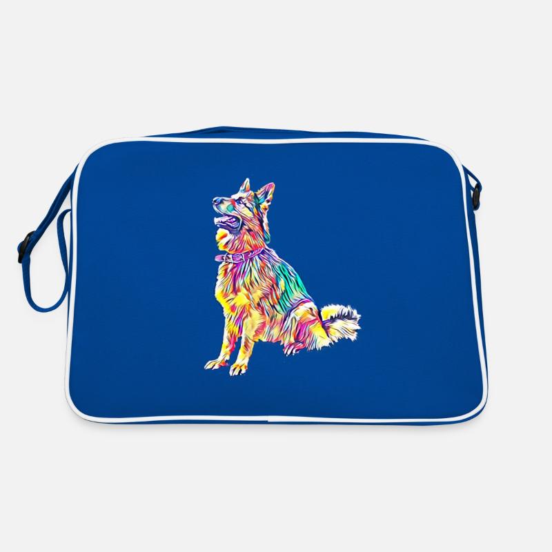 Schäferhund Retro Tasche