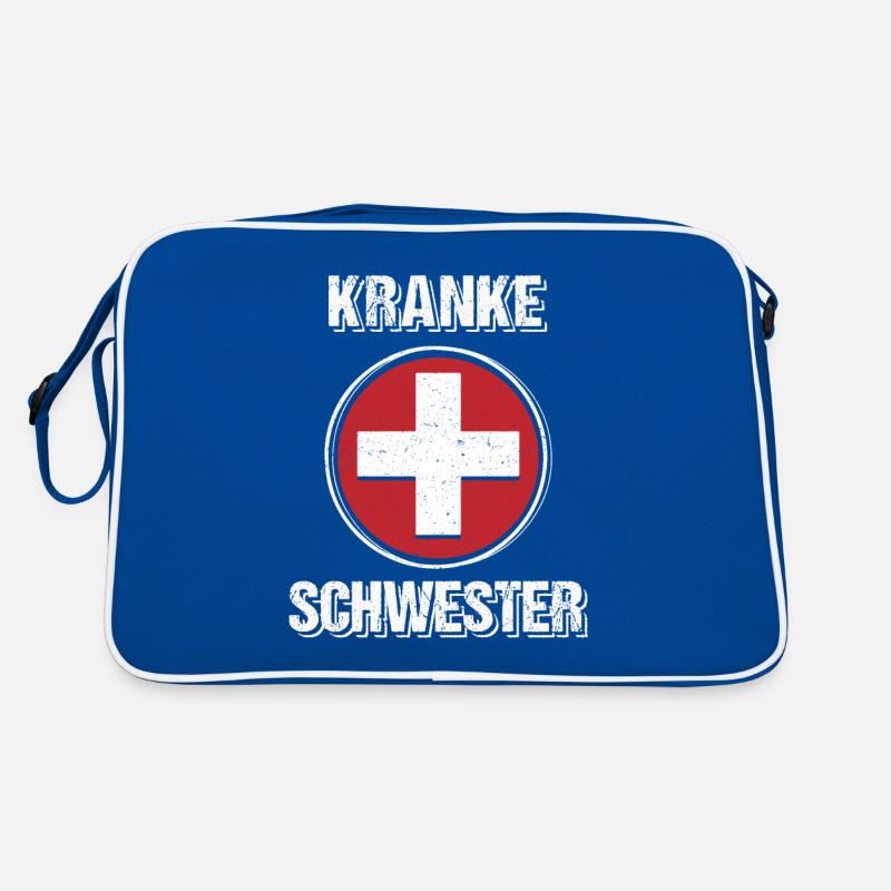 Kranke Schwester Krankenschwester Geschenk Retro Tasche