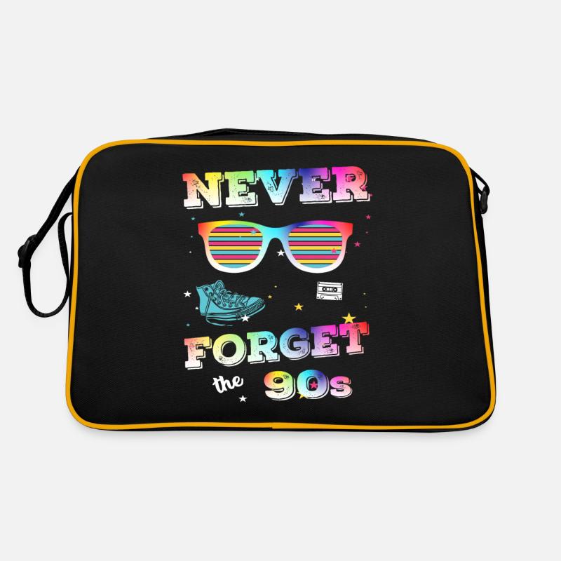 never forget the 90s nineties retro Retro Bag