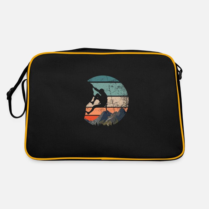 Vintage Boulderer Boulder Geschenk Retro Tasche