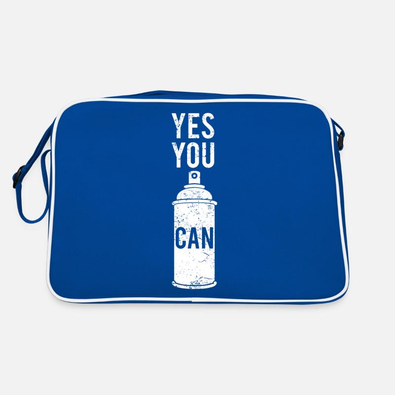 Graffiti Sprühdose Sprayer Spruch Geschenkidee Retro Tasche