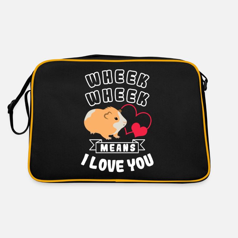 Amour de cochon d'Inde Sac Retro