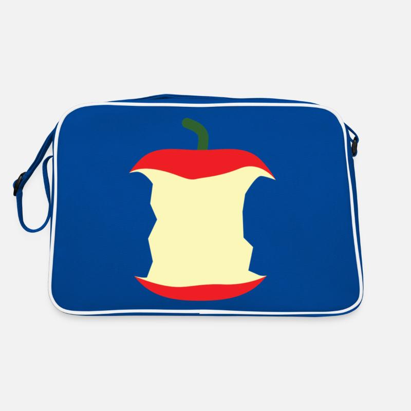Bitten apple Bitten fruit Retro Bag