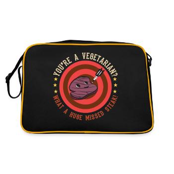 Steak shirt - Retro Bag - black/gold - Back