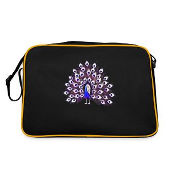 Peacock - Retro Bag - black/gold - Back