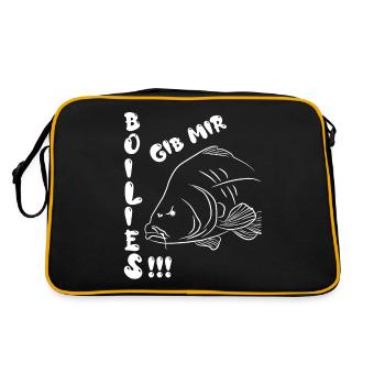 Bouillettes Carp Angler Carpe - Sac Retro - noir/or - Dos