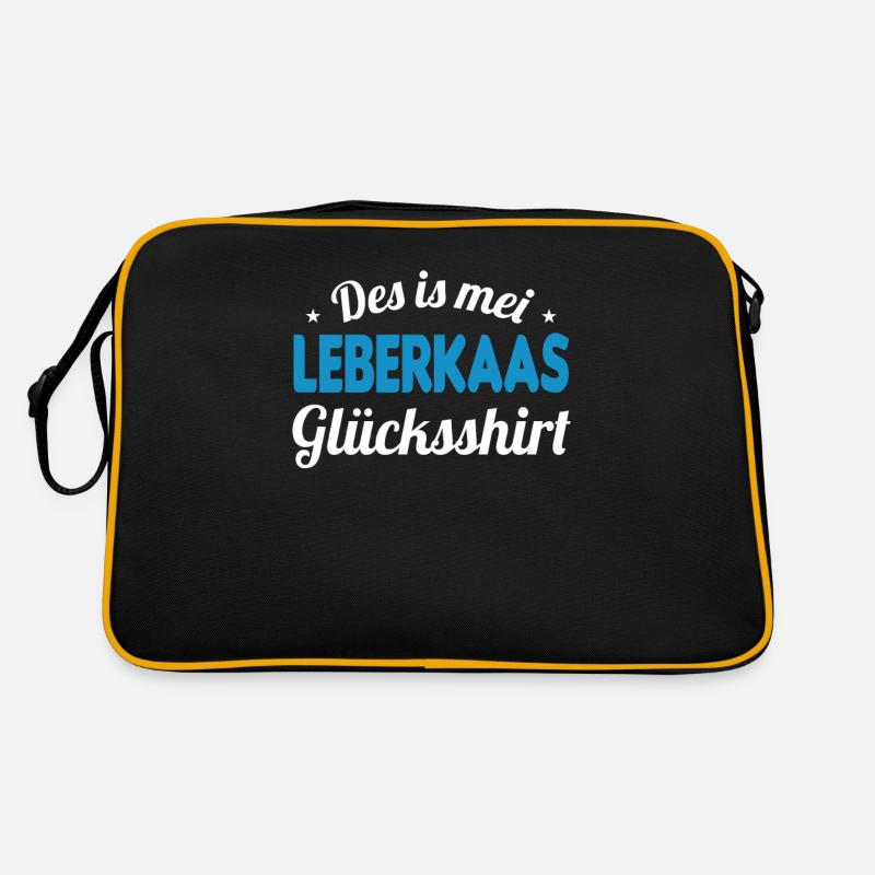 Leberkäs Leberkäse Leberkas Zefix Geschenk Retro Tasche