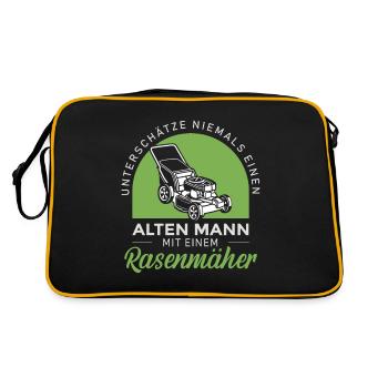 Jardinier amateur jardinier greenkeeper - Sac Retro - noir/or - Dos