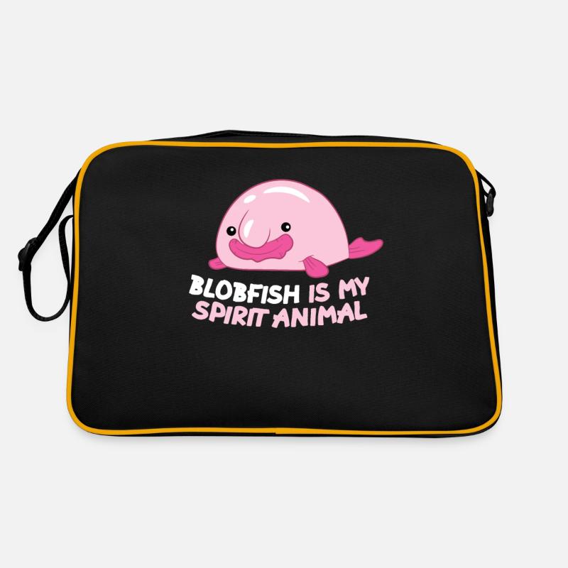 Les blobs sont mes animaux préférés Drôle Sac Retro