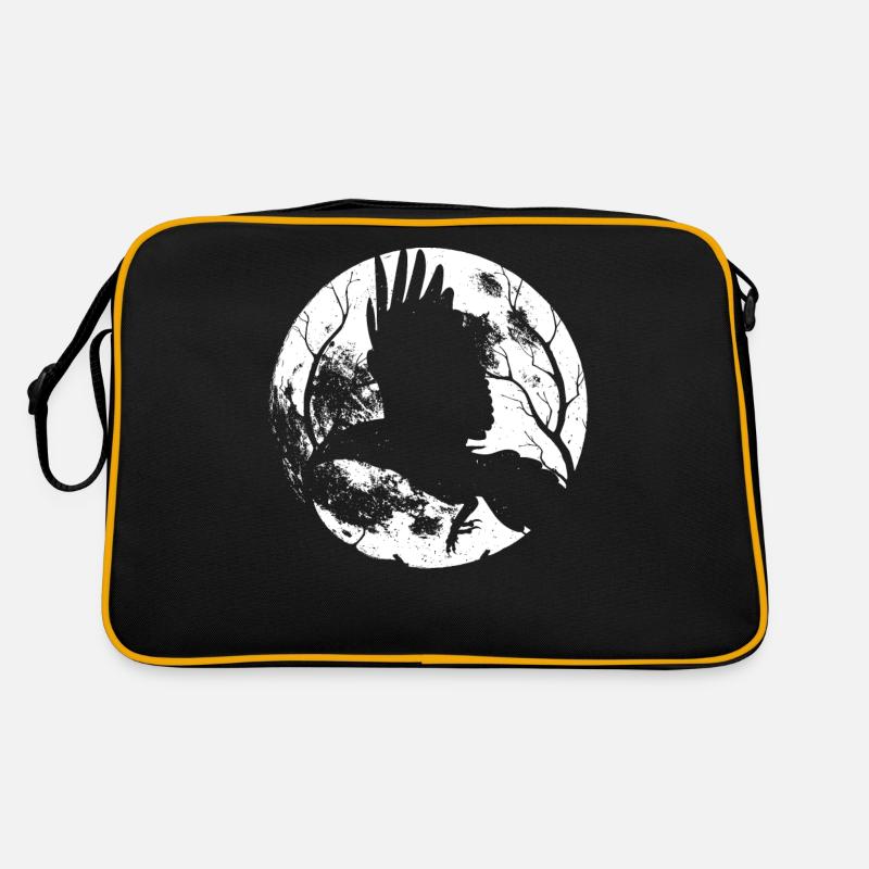 Conception de cadeau Dark Raven Silhouette pour Crow Raven Sac Retro