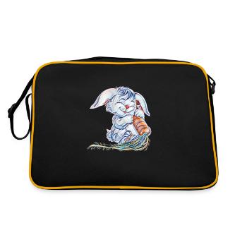 Hare - Retro Bag - black/gold - Back