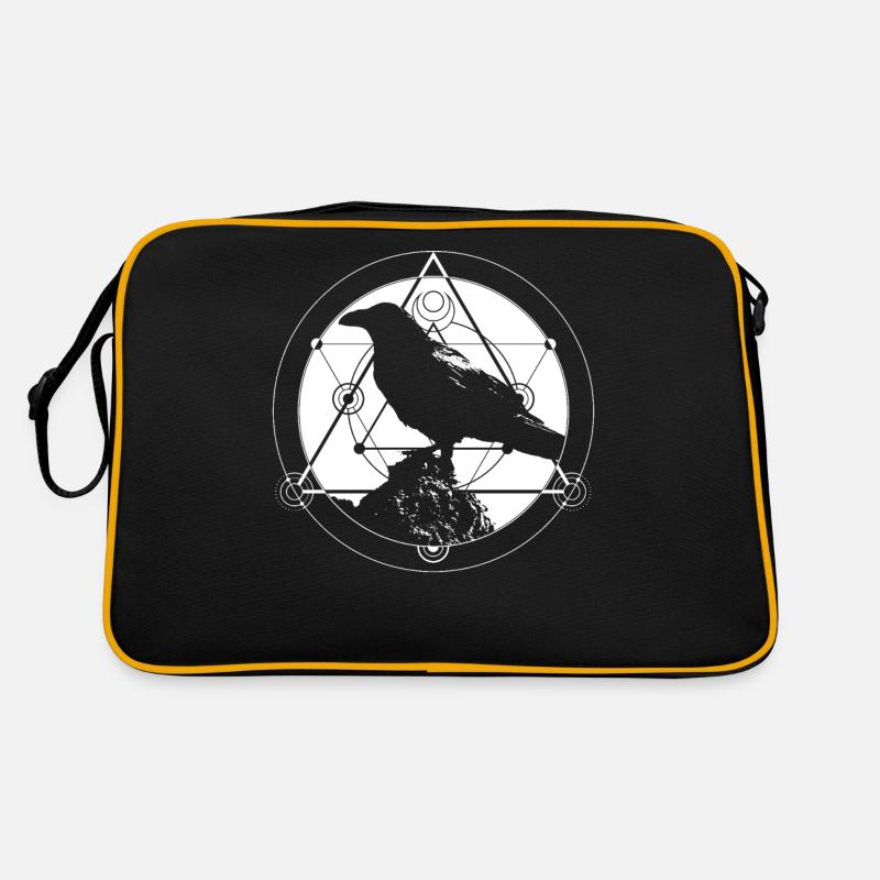 Conception de cadeau Dark Raven Silhouette pour Crow Raven Sac Retro