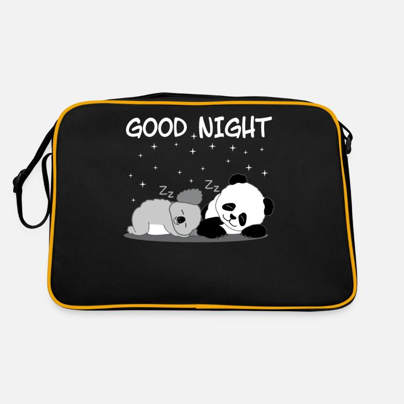 Pyjama koala panda bonne nuit cadeau drôle Sac Retro