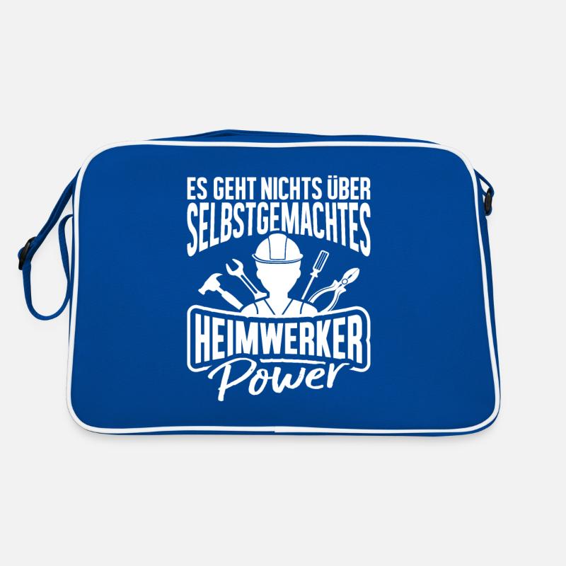 Heimwerker, Heimwerken, DIY, Do it yourself Retro Tasche