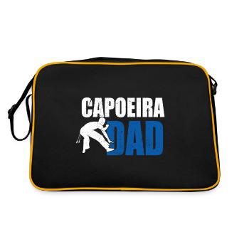 Fier Brazilian Capoeira Papa Père Cadeau - Sac Retro - noir/or - Dos