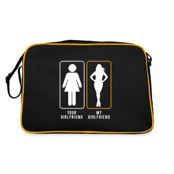 girlfriend - Retro Bag - black/gold - Back