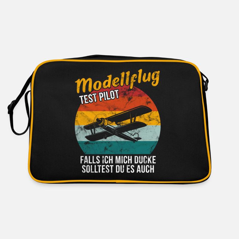 Modellflug Testpilot Vintage Retro Retro Tasche
