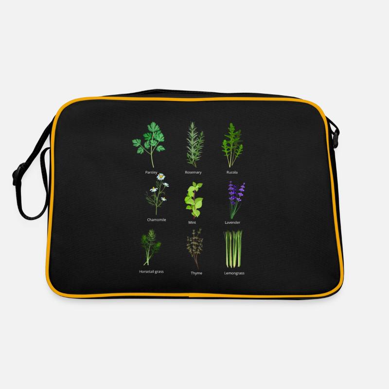Pflanzen Blumenbeet Garten Retro Tasche