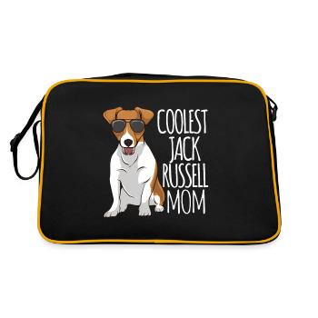Le plus cool Jack Russel Mère Jack Russell Terrier - Sac Retro - noir/or - Dos