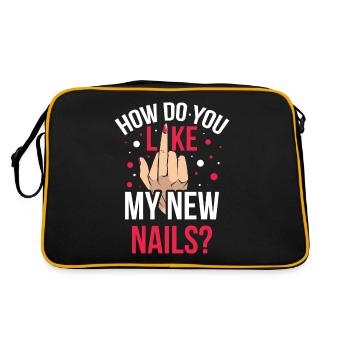 Nail Artist Nails Manicure New Nails - Retro Bag - black/gold - Back