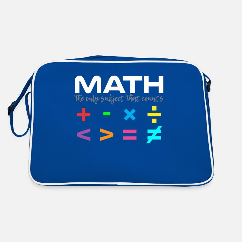 Math math mathematician numbers formulas Retro Bag