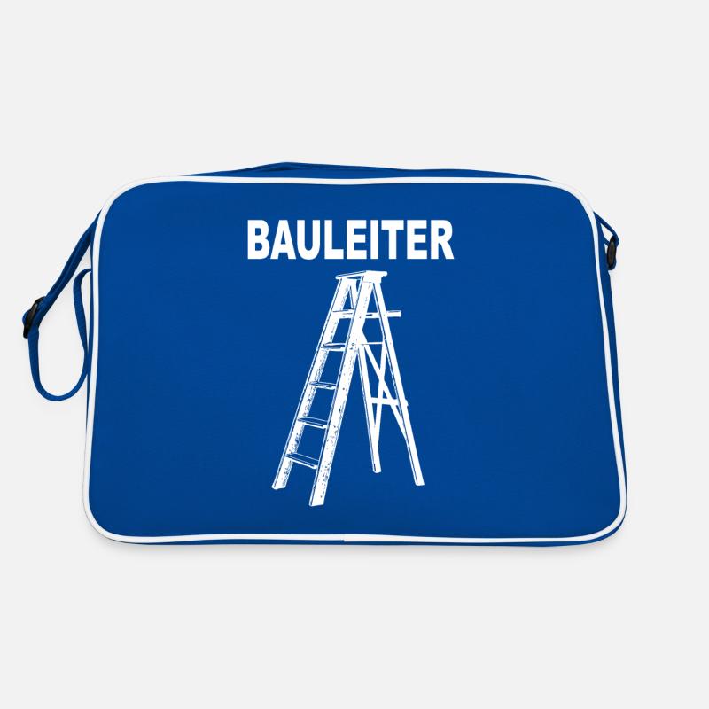 Bauleiter Baustellen Geschenk für die Baustelle Retro Tasche