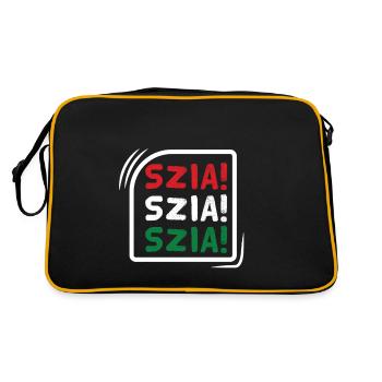 SZIA Hello in Magyar colors - Retro Bag - black/gold - Back