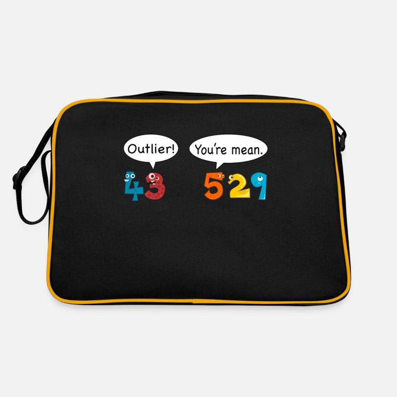 Outlier vs Mean - Statistics and Data Nerd Love Retro Bag