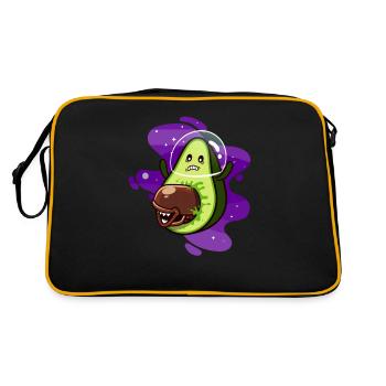 Astronaute ALIEN AVOCADO - Sac Retro - noir/or - Dos