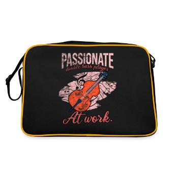 double bass - Retro Bag - black/gold - Back